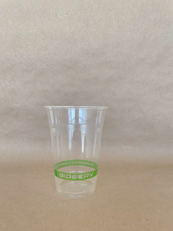 Green Label PLA Soft Serve Cold Cup 96mm - 10/12/16/20 oz - 1000cs BPI - Disposable Take Away Food Packaging - Canadian Distribution