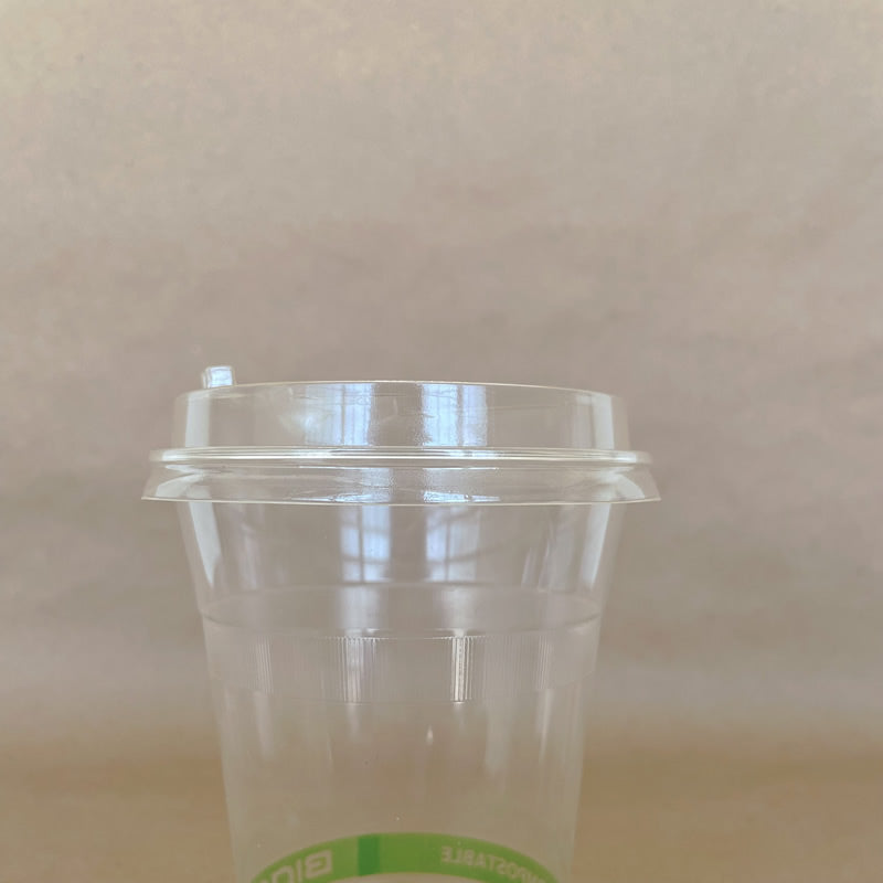 PLA Sip Tab Travel Cold Cup Lid 96mm 1000cs BPI - Disposable Take Away Food Packaging - Canadian Distribution