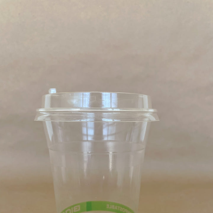 PLA Sip Tab Travel Cold Cup Lid 96mm 1000cs BPI - Disposable Take Away Food Packaging - Canadian Distribution