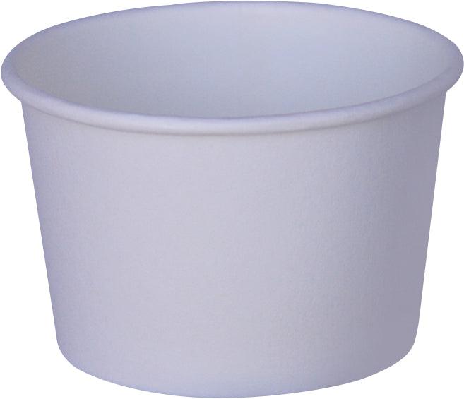 Morning Dew - 4 oz Paper Soup Container - White - 20 x 50 count