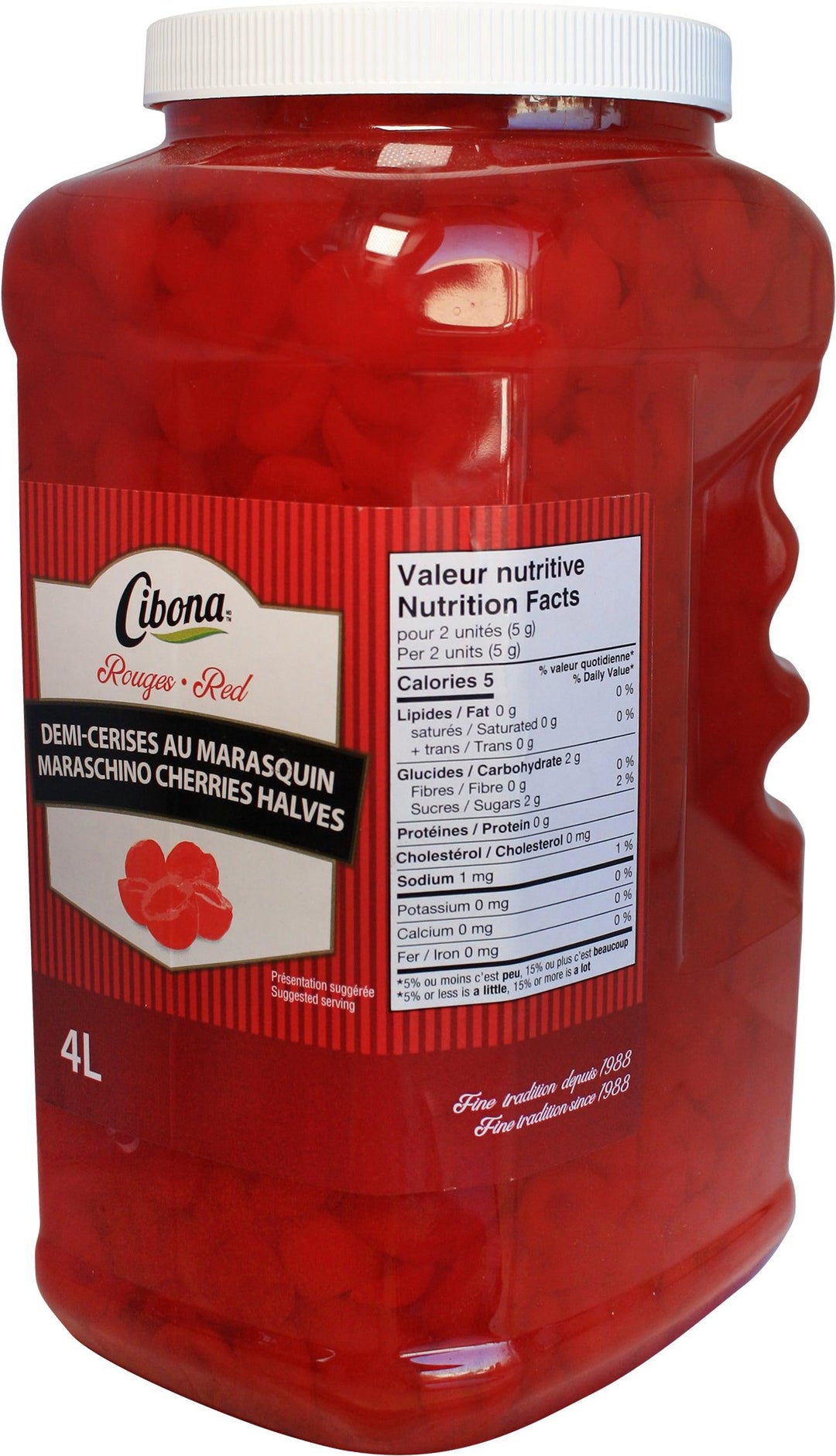 Cibona - Red Maraschino Cherry Halves