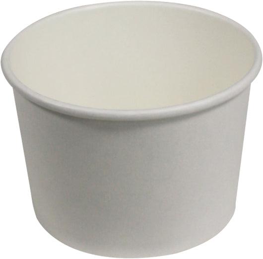 Morning Dew - 8 oz Paper Soup Container - White - 20 x 25 count