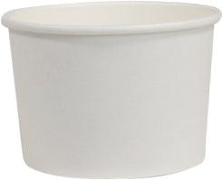 Morning Dew - 8 oz Paper Soup Container - White - 20 x 25 count
