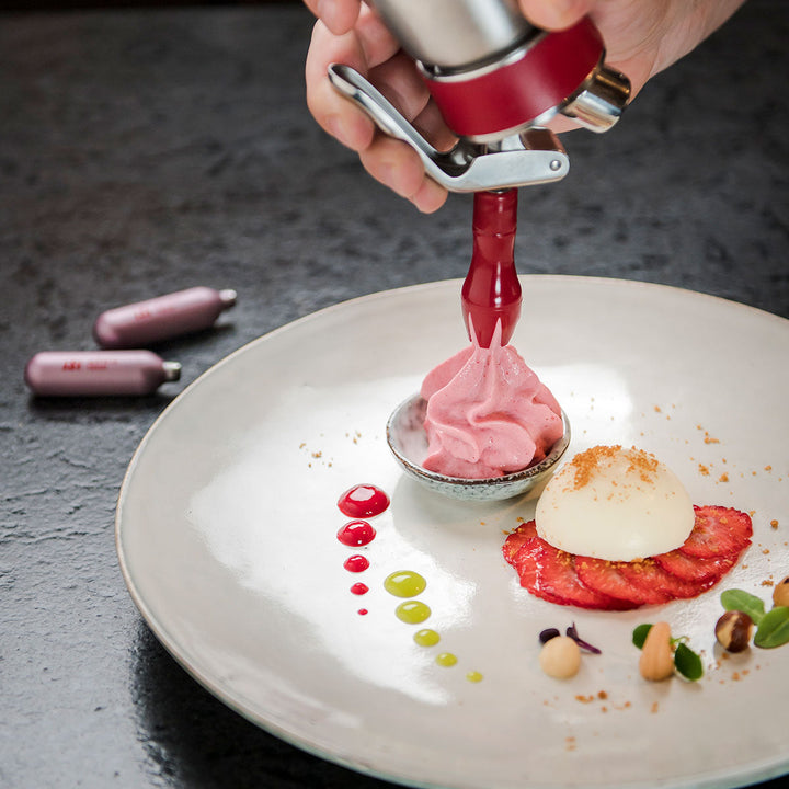 iSi Gourmet Siphon à crème NSF – 0,5 L (500 ml) Acier inoxydable - Distribution canadienne - Livraison gratuite au Canada pour les commandes de plus de 199 CAD