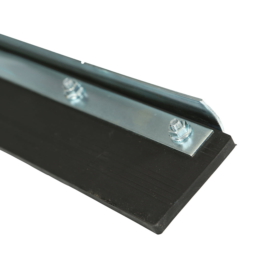 Straight Black Rubber Squeegee - Sold By The Case
