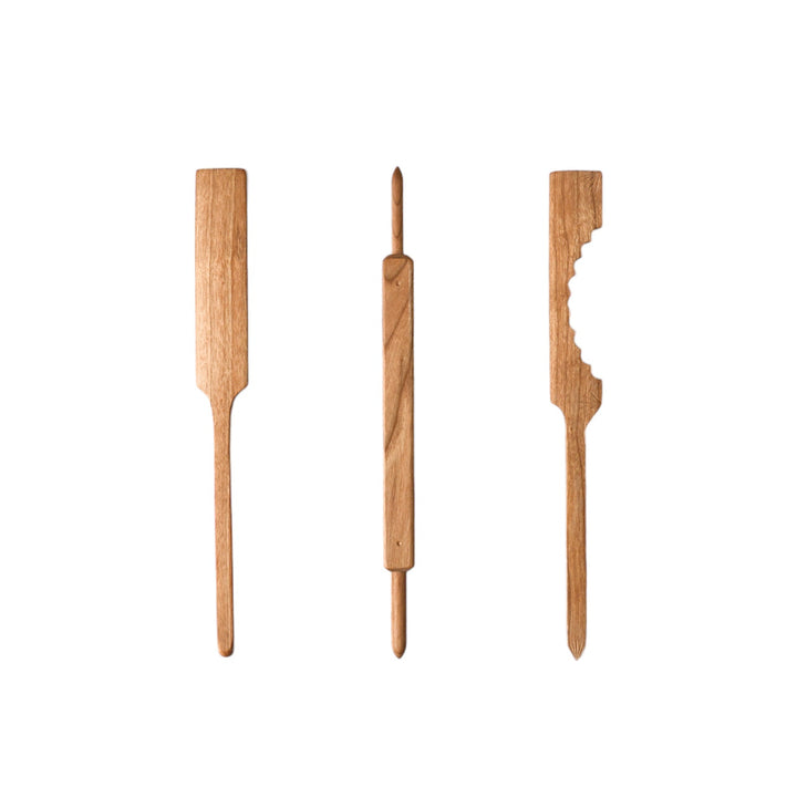 KADO ICHIKA Walnut Contour Blade Stick ヘラ鯉 - Canadian Distribution - Ships Free Within Canada on Orders Above CAD $199