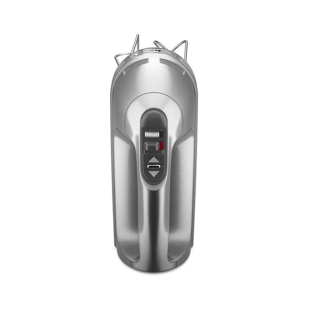 KITCHENAID 9 Speed Deluxe Hand Mixer, Contour Silver