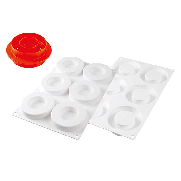 SILIKOMART The Ring 65 (Set of 2 Silicone Molds + Cutter)