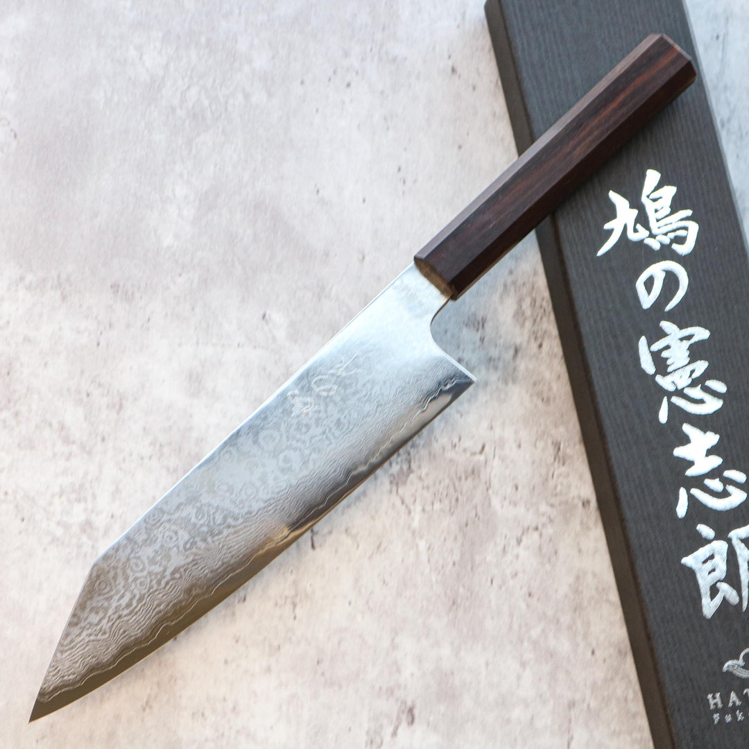 Kenshiro Hatono Ginsan Damas Gyuto 210 mm 