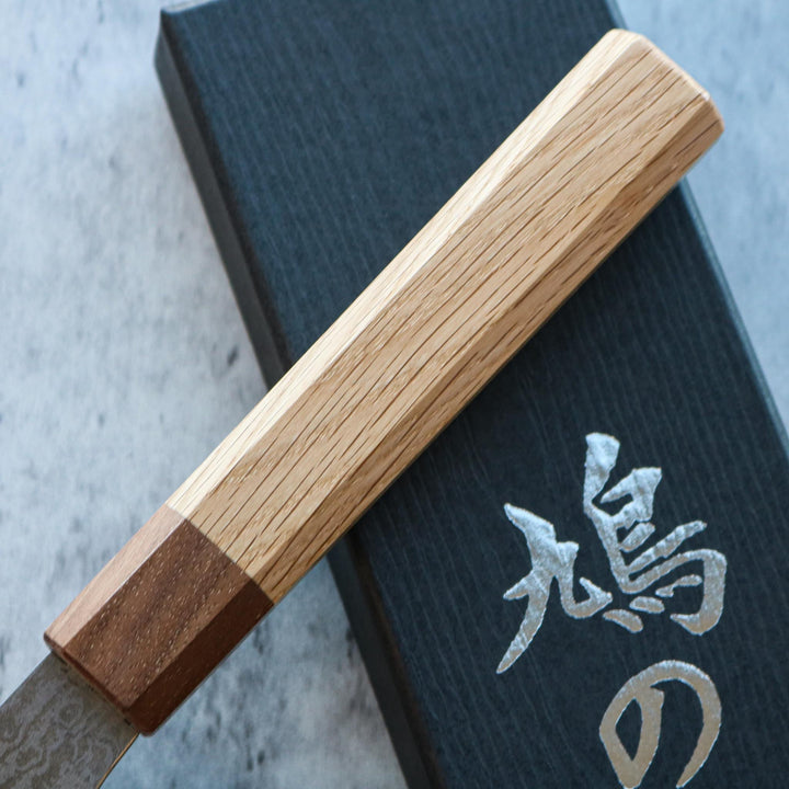 Kenshiro Hatono Ginsan Damas Gyuto 210 mm Chêne 