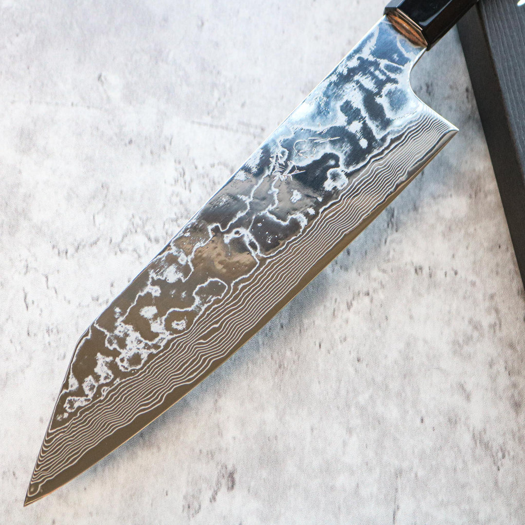 Kenshiro Hatono STRIX Damas Gyuto 210 mm Chêne 