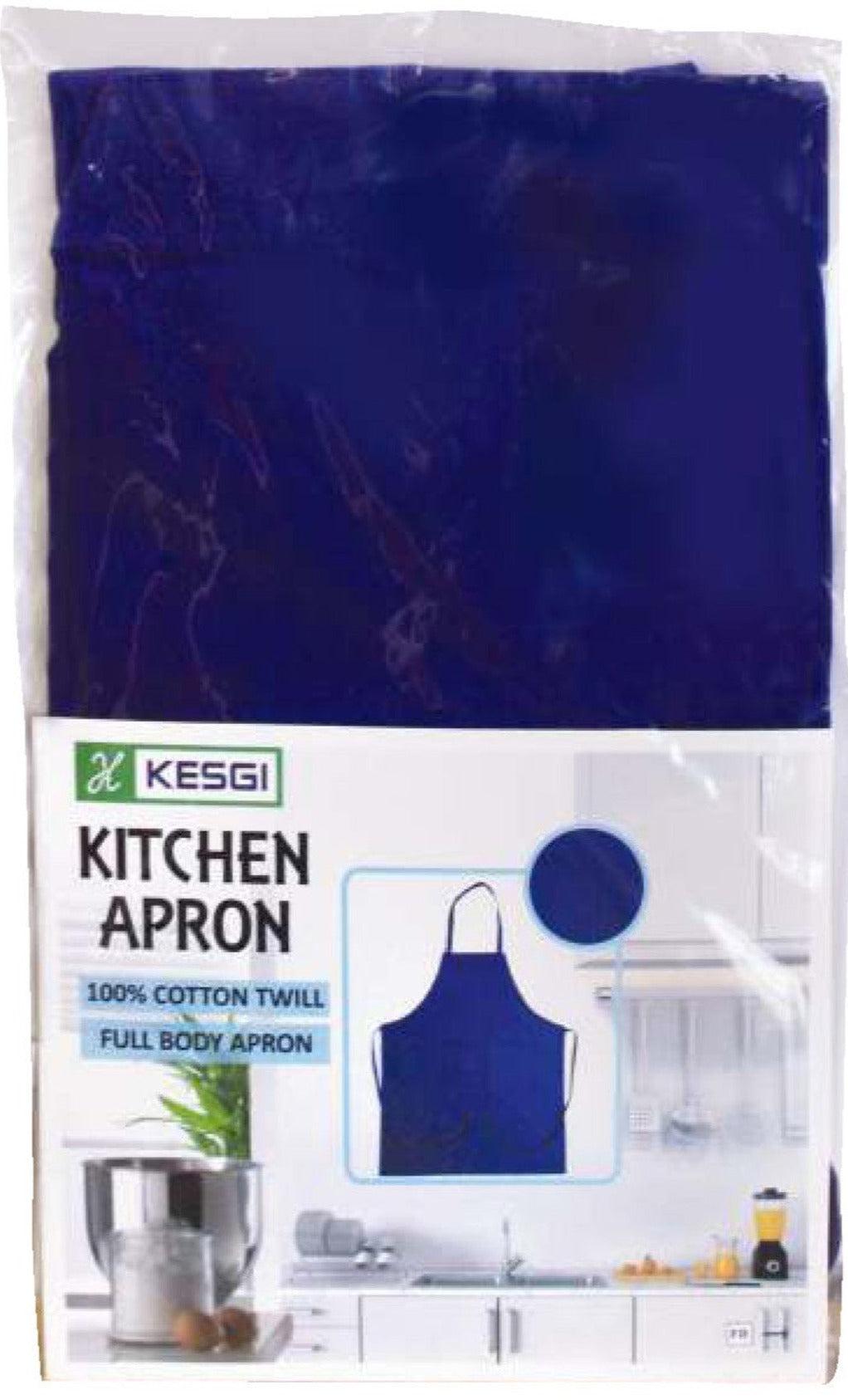 Kesgi - Apron - Full Body - Blue - 2 Pockets - AP002BLU