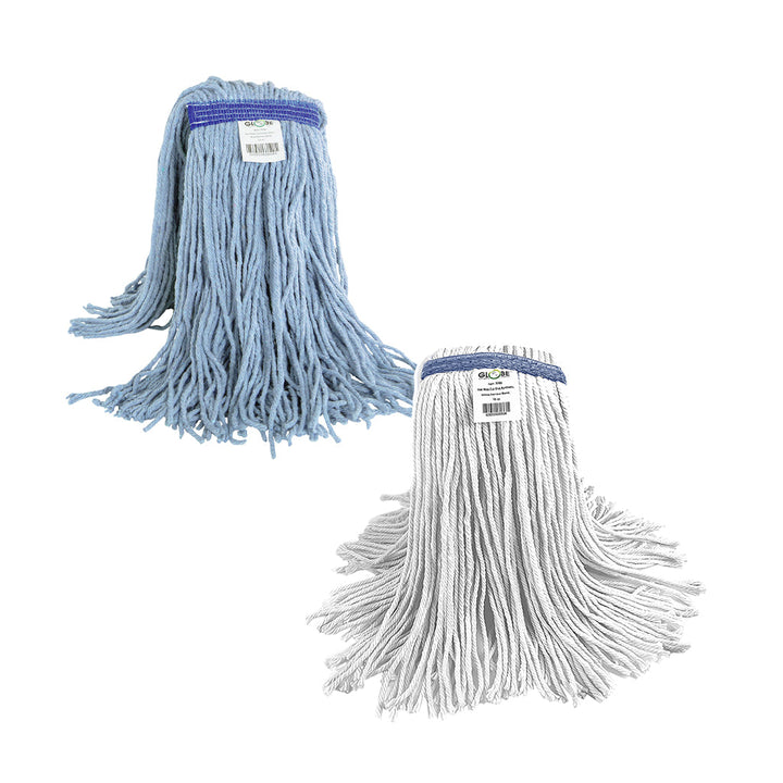 Syn-Pro® Synthetic Narrow Band Wet Blue Cut End Mop - Sold By The Case