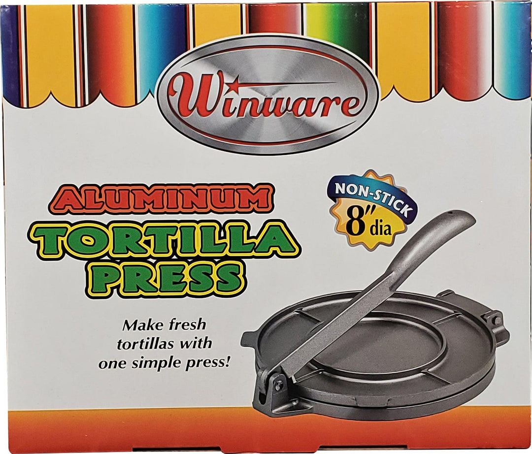 Tortilla Press 8" - Non-Stick Aluminum - TPC-8A