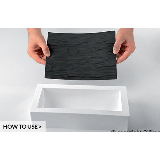 SILIKOMART Arabesque 1300 Buche Cake Silicone Mould Set