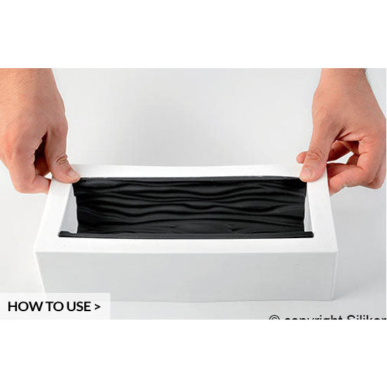 SILIKOMART Arabesque 1300 Buche Cake Silicone Mould Set