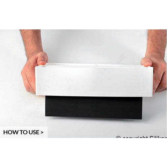 SILIKOMART Arabesque 1300 Buche Cake Silicone Mould Set