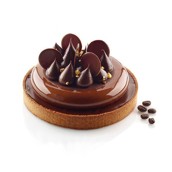 SILIKOMART Round Tart Ring Kit 150 (Silicone Mould + 2 Rings) - Canadian Distribution - Ships Free Within Canada on Orders Above CAD $199