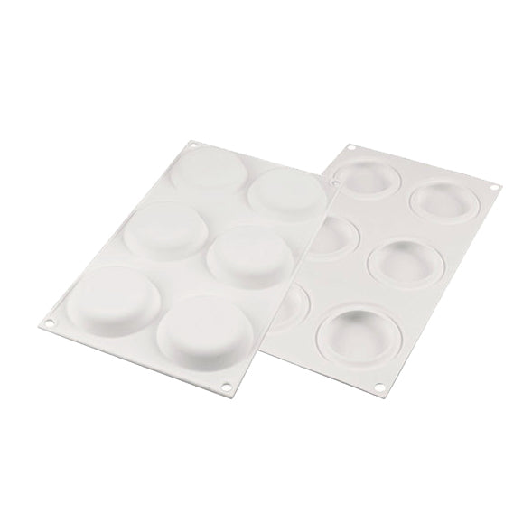 SILIKOMART Round Tart Ring Kit 80 (Silicone Moulds + Rings)