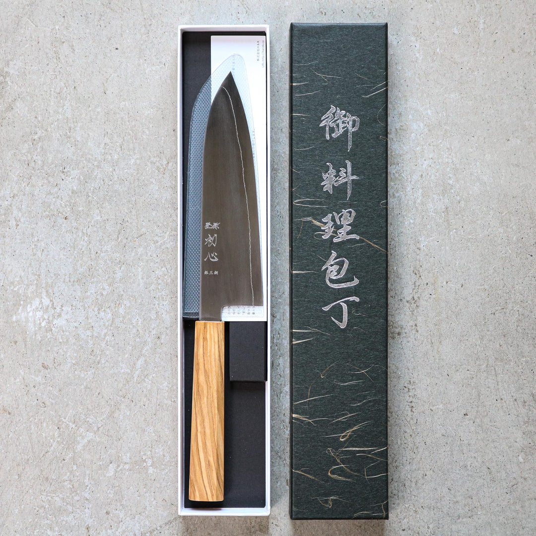 Hatsukokoro Ginsou Santoku 170 mm