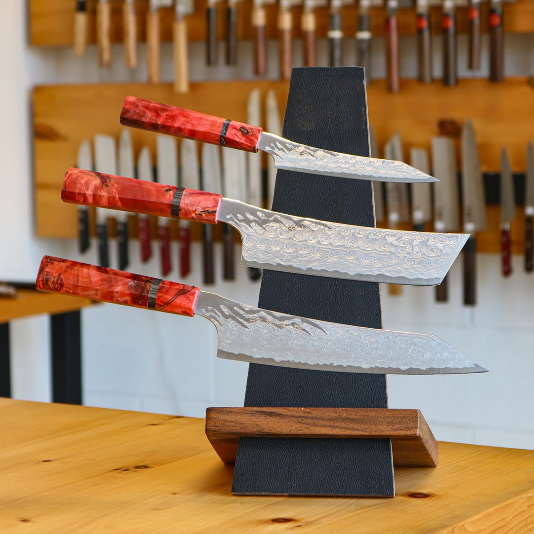 Coffret 3 pièces Ryusen Hamono Gurenhiryu + support GRATUIT