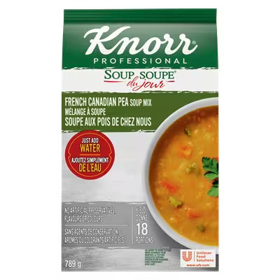 Soup French Canadian Pea Soup Du Jour - 4 x 789 g