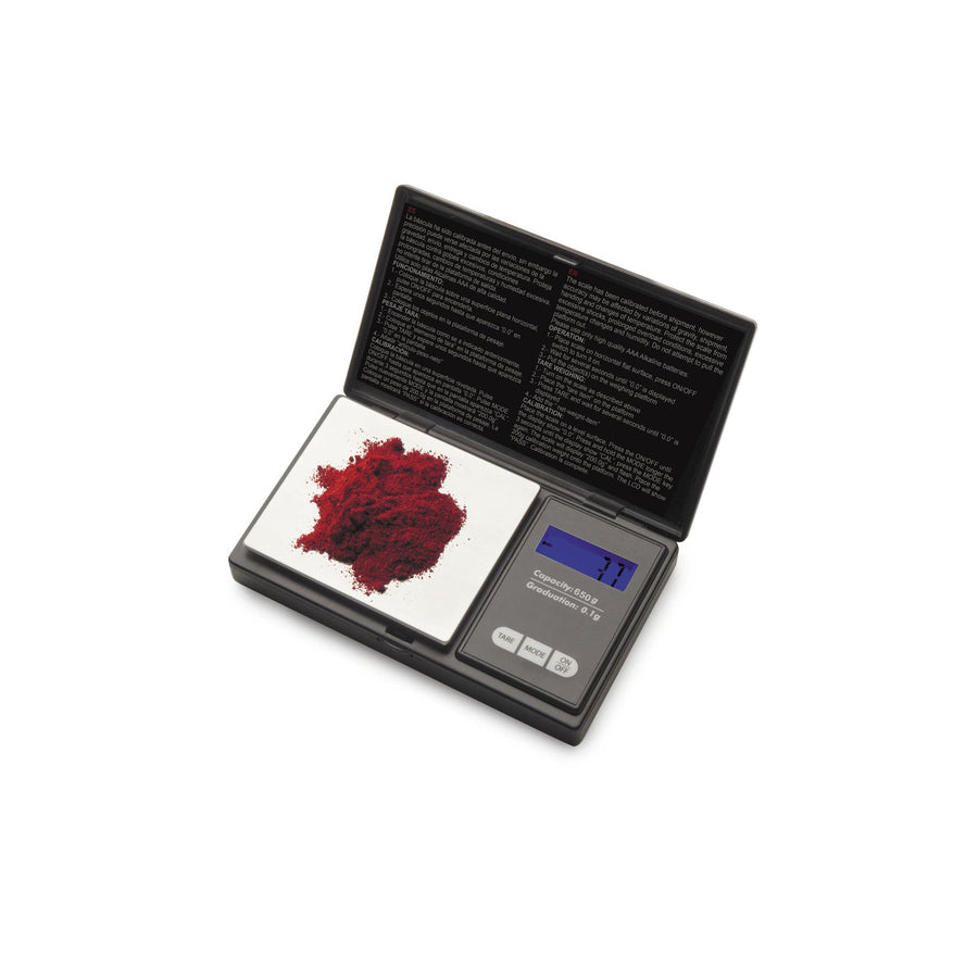 LACOR Pocket Precision Scale - 0.1g Readability, 650g Capacity - Canadian Distribution - Ships Free Within Canada on Orders Above CAD $199