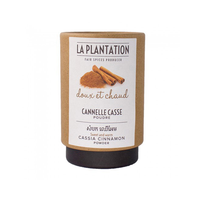 LA PLANTATION Organic Cassia Cinnamon Powder - Canadian Distribution - Ships Free Within Canada on Orders Above CAD $199