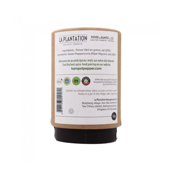 Poivre de Kampot Salé Frais – Grains Entiers Bio de La Plantation - Distribution Canadienne - Livraison gratuite au Canada pour les commandes de plus de 199 CAD