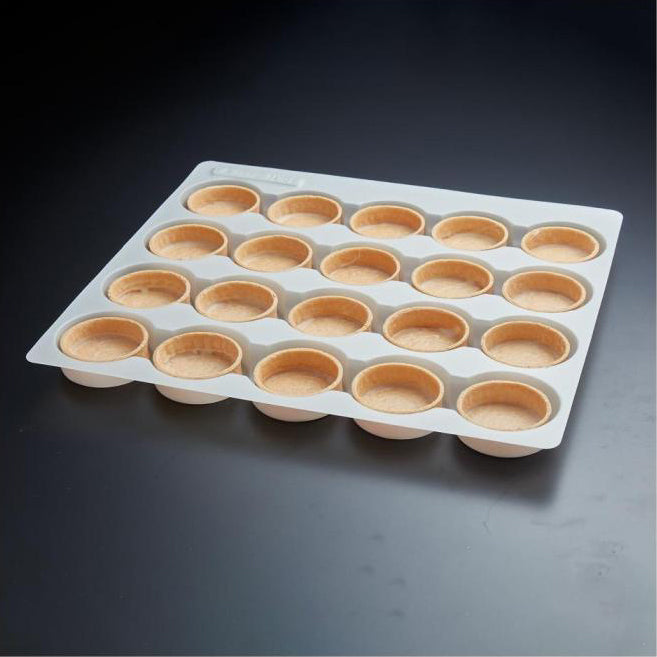 Gluten-Free Tart Shells – Round, 2.01" (51mm), by La Rose Noire - Canadian Distribution - Ships Free Within Canada on Orders Above CAD $199