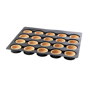 Vanilla Tart Shells – Round, 2.24" (57mm), by La Rose Noire - Box of 120 Tarts