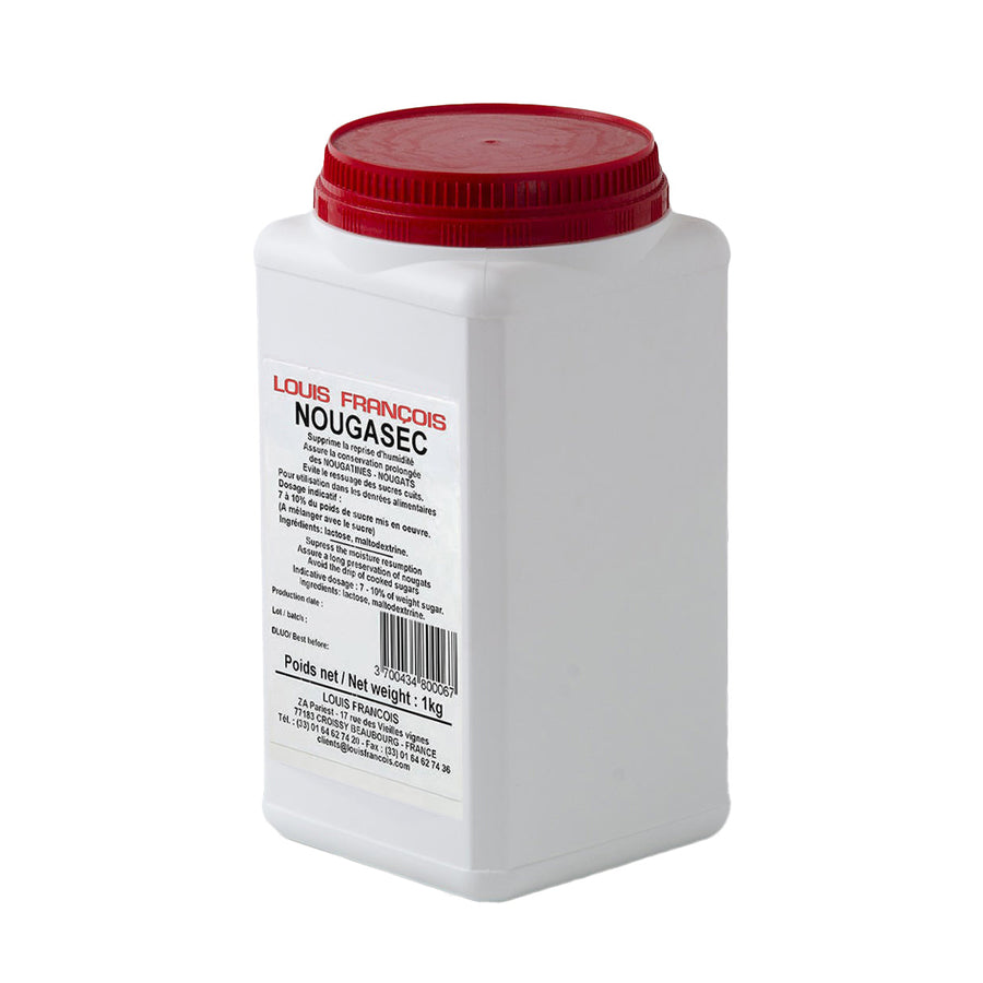 LOUIS FRANCOIS Nougasec – Anti-Humidity Agent for Sugar Work & Pralines, 1kg - Canadian Distribution - Ships Free Within Canada on Orders Above CAD $199