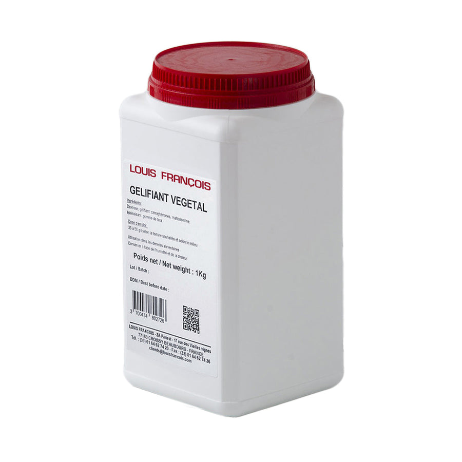LOUIS FRANCOIS Vegetal – Plant-Based Gelling Agent for Desserts, Dairy & Alcohol Gels, 1kg