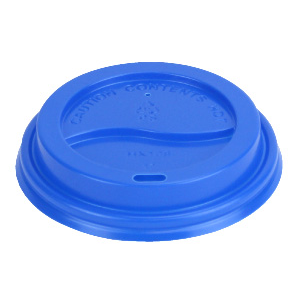 Blue Dome Lid for Hot Cups