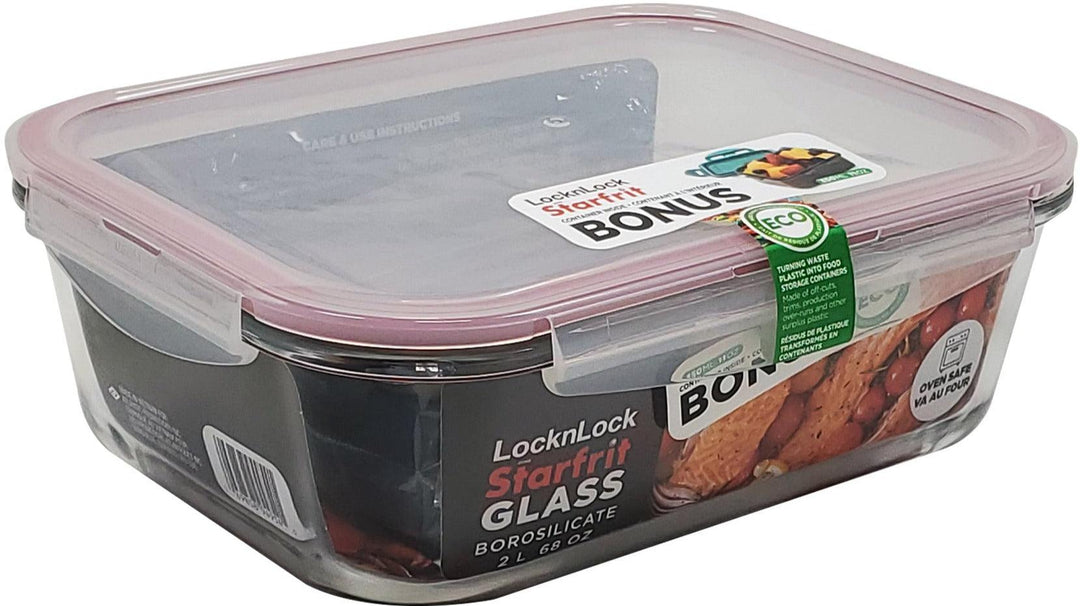 Lock & Lock - Glass Container - Rectangular - 2L - AP094954