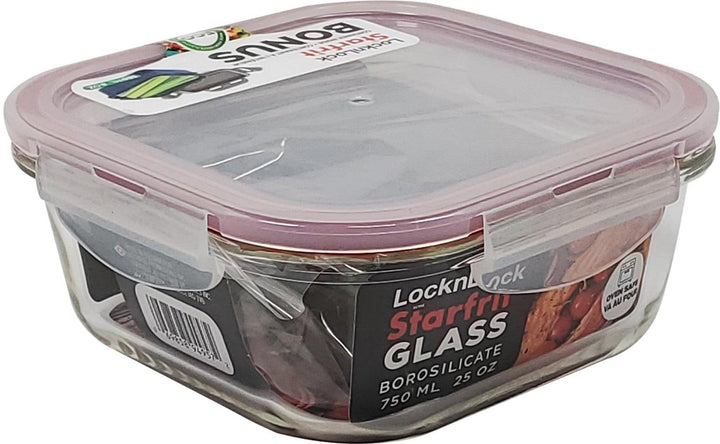 Lock & Lock - Glass Container - Square - 750 ml - AP094957