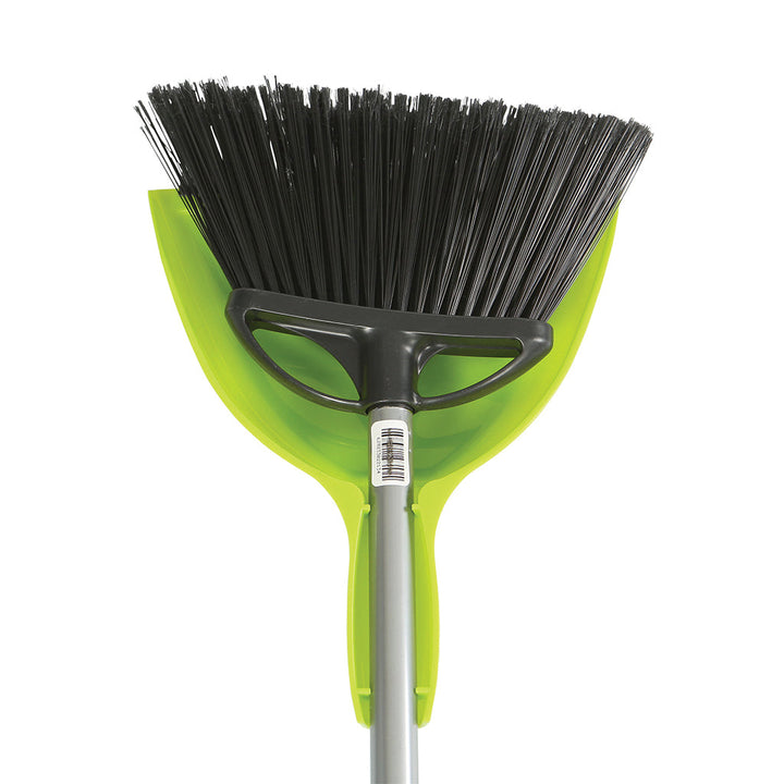 10 Inch Angle Broom With 9 Inch E-Z Clean Dustpan Combo - Sold By The Case