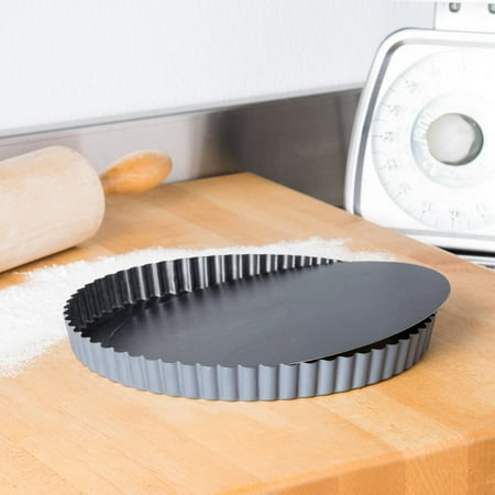MATFER BOURGEAT Exopan Fluted Tart and Quiche Pan with Removable Bottom, 7 1/16" - Canadian Distribution - Ships Free Within Canada on Orders Above CAD $199