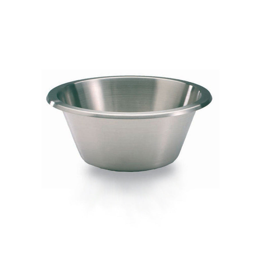 MATFER BOURGEAT Flat Bottom Stainless Steel Mixing Bowl, 9.5" (3.7 Qt / 3.5L) - Canadian Distribution - Ships Free Within Canada on Orders Above CAD $199