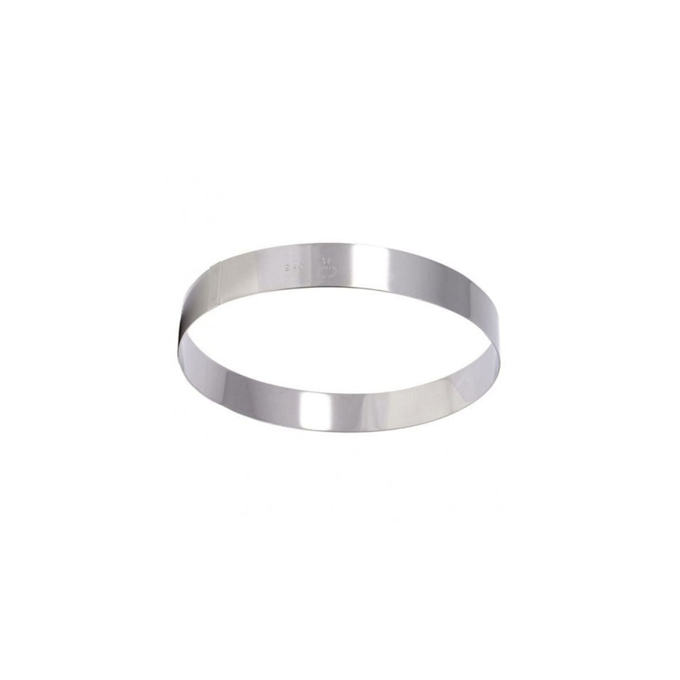 MATFER BOURGEAT Stainless Steel Cake Ring (Entremet/Flan), 4 1/4" - Canadian Distribution - Ships Free Within Canada on Orders Above CAD $199