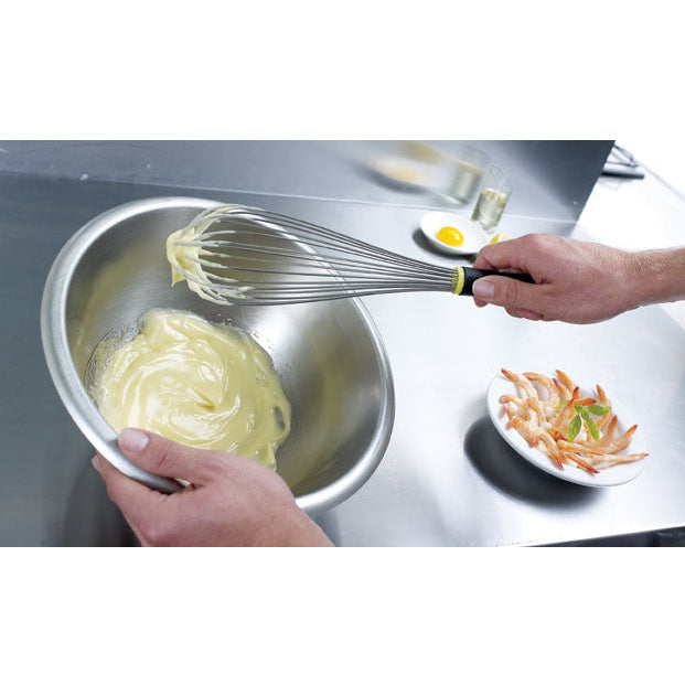 MATFER BOURGEAT Stainless Steel Piano Whisk, Exoglass Handle, 12" - Canadian Distribution - Ships Free Within Canada on Orders Above CAD $199