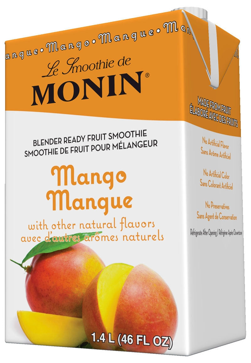 Mango Fruit Smoothie Mix - Monin Canada - 6 x 46 oz