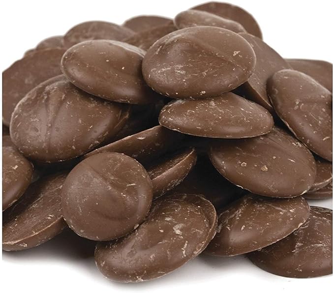 Wholesale Merckens Milk Coating Chocolate | Cambie | 2 lbs | Milk Coating Chocolate for Dipping, Enrobing, Molding, and Glazing | For Canadian Chefs and At-Home Bakers