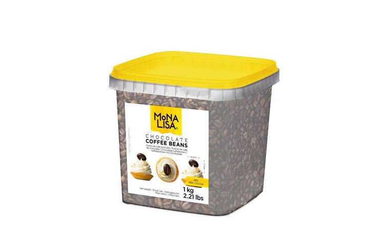 Mona Lisa - Chocolate Coffee Beans - 1KG - Case of 6 x 1KG - Barry Callebaut - Canadian Distribution