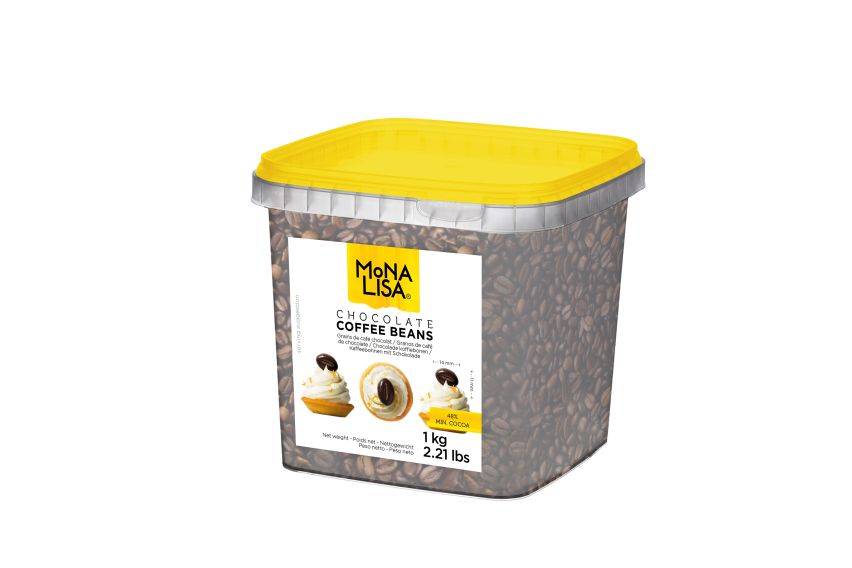 Mona Lisa - Chocolate Coffee Beans - 1KG - Case of 6 x 1KG - Barry Callebaut - Canadian Distribution