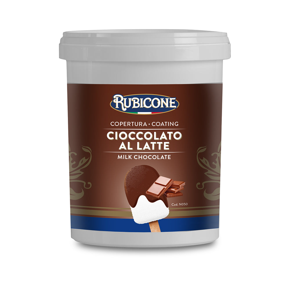 Milk Chocolate Cool Cone Dip Coating - 1.5 KG Bucket - Rubicone Canada - Canadian Distributor