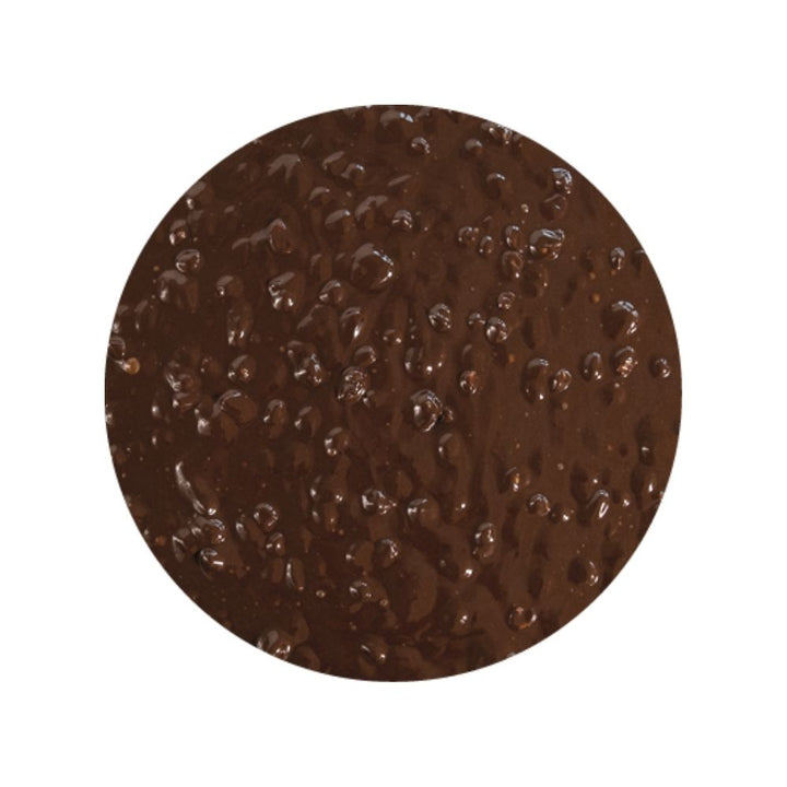 Cremino chocolate hazelnut, with hazelnut grains texture image