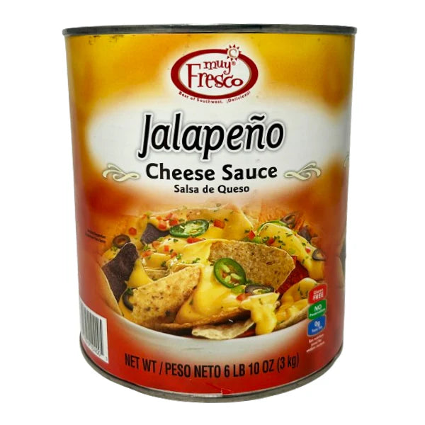 Nacho Cheese Jalapeno Sauce - 6 x #10 Cans by Muy Fresco - Canadian Distribution