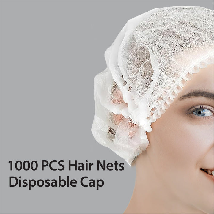 Rhino - 21"  Bouffant Cap, White - BCAP21-WH