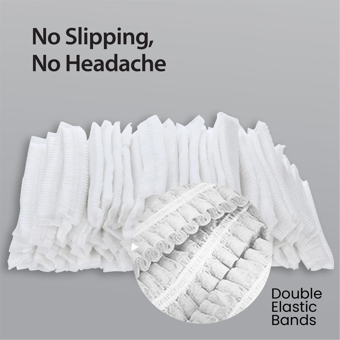 Rhino - 21"  Bouffant Cap, White - BCAP21-WH
